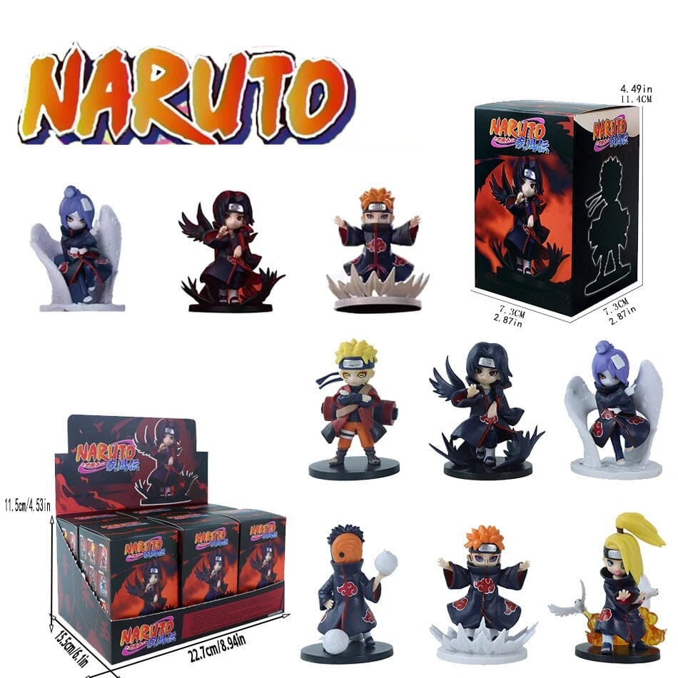 Naruto Blind Box Figures (1 Piece Random) Action Figure Retro Games 