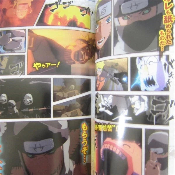 NARUTO Shippuden Narutimate Storm 2 Visual Book Art Home Game Console Accessories Retro Games 