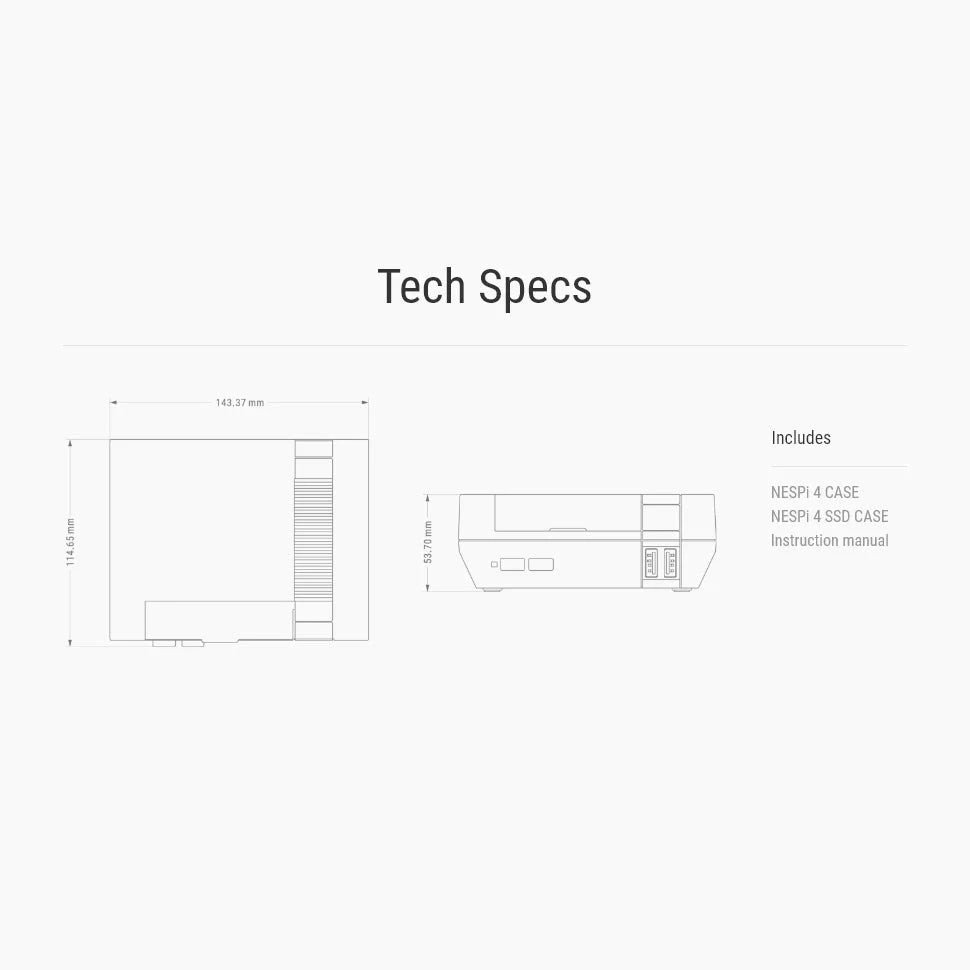 NESPi 4 Console + 8bitdo Controller + 14,000 Games Video Game Consoles Retro Games 