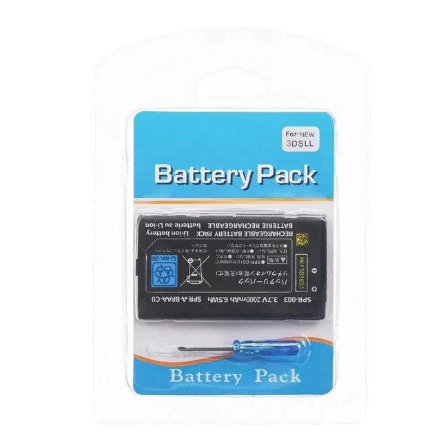 New 3ds XL Battery Video Game Console Accessories Retro Games 