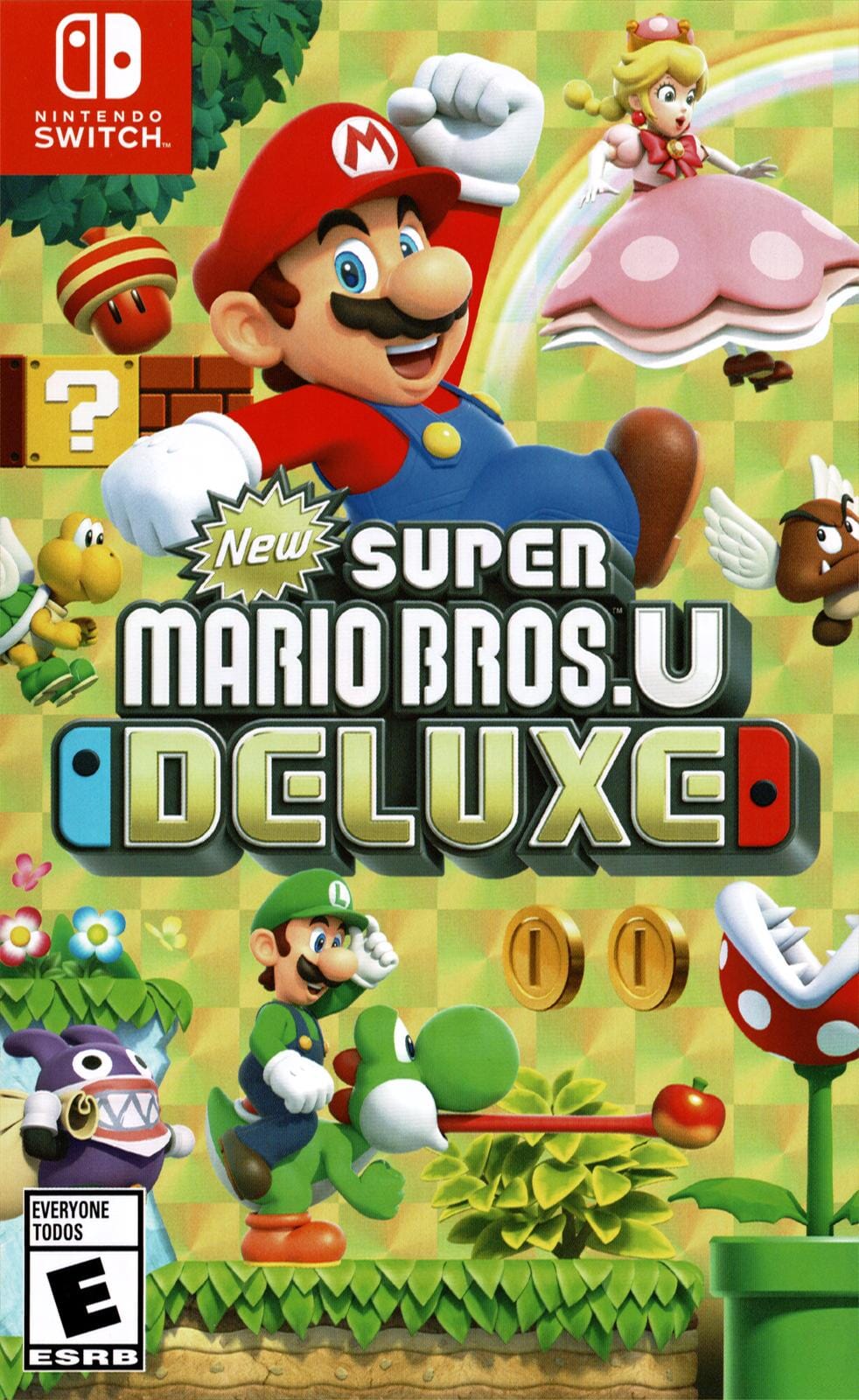 New Super Mario Bros U Deluxe (R1) (Complete In Box - Like New) - Nintendo Switch Video Game Software Nintendo 