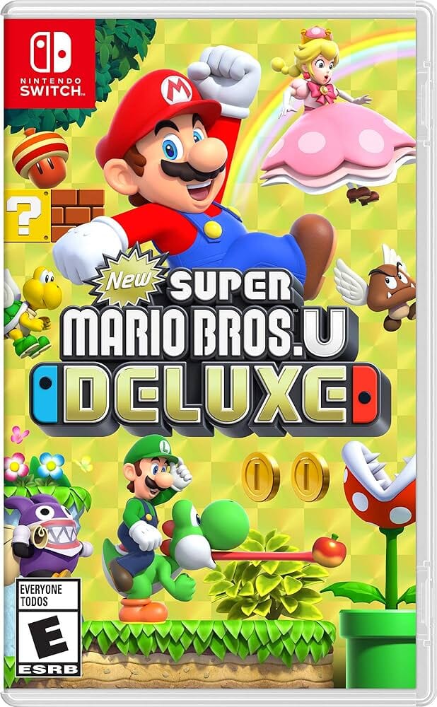 New Super Mario Bros U Deluxe (R1) - Nintendo Switch Video Game Software Nintendo 