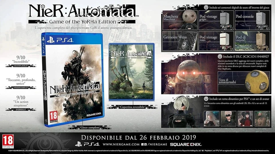 Nier Automata GOTY (R2) - PS4 Video Game Software Square Enix 