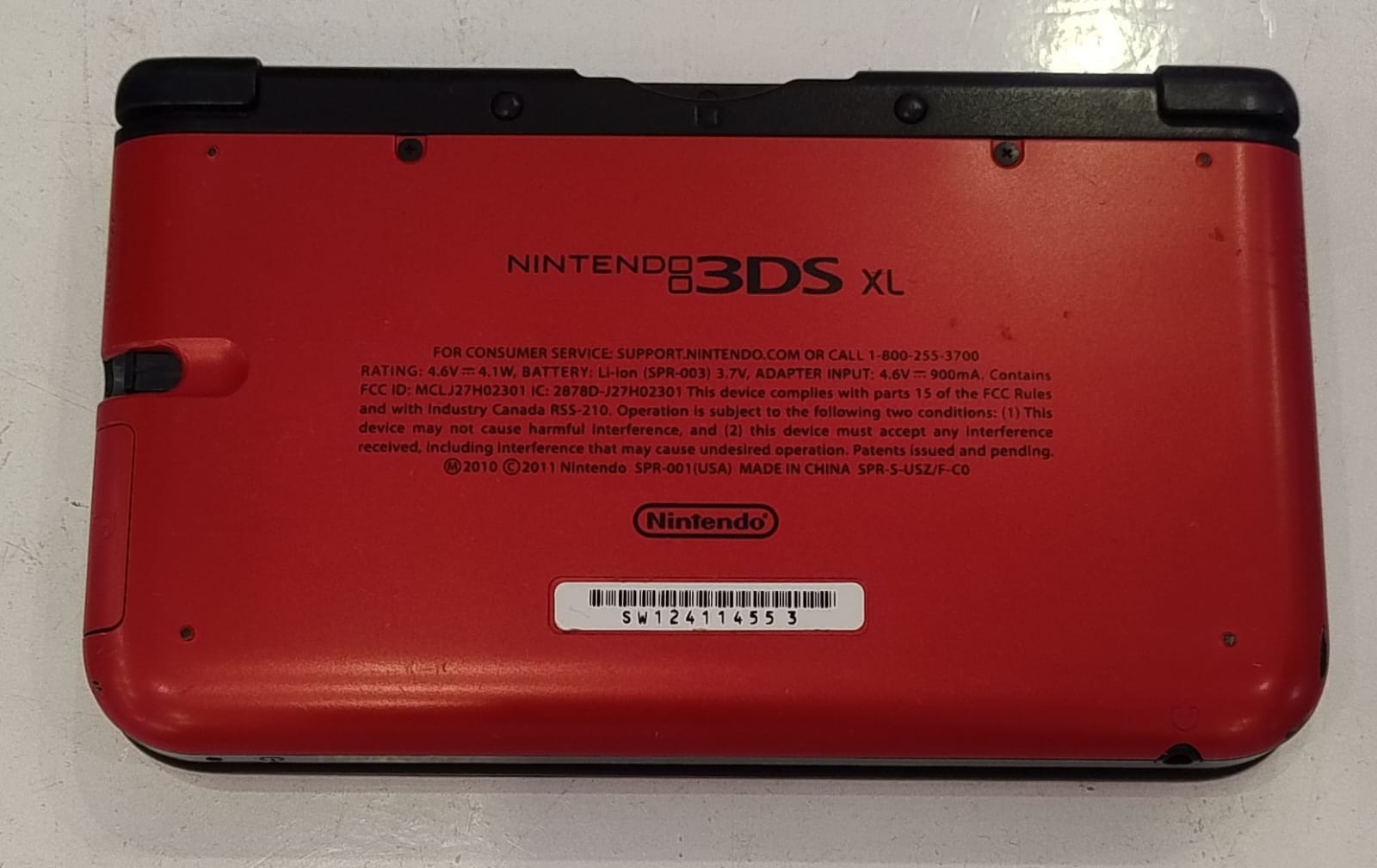 Nintendo 3DS XL (Changed To USA Region) With 168 Games Included - Used - Red & Black Video Game Consoles Nintendo 
