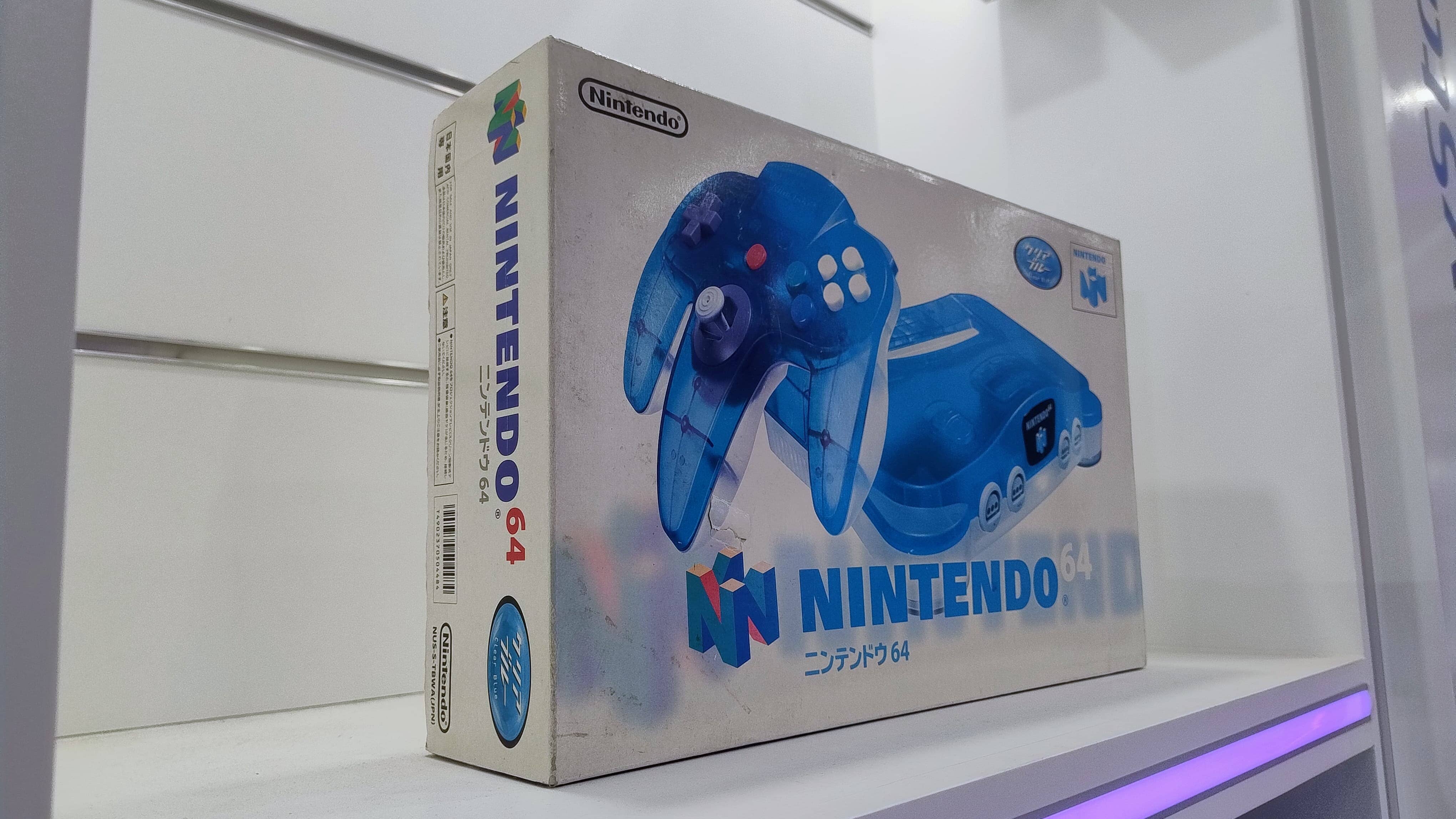 Nintendo 64 Console (Ntsc/J) (Used- Boxed) - Clear Blue Video Game Consoles Nintendo 