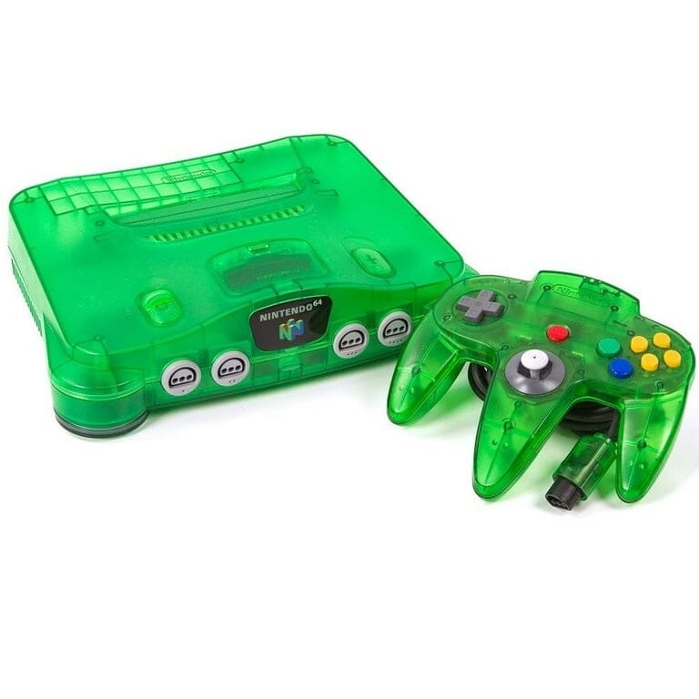 Nintendo 64 Console (Used) - Green Transparent Video Game Consoles Nintendo 