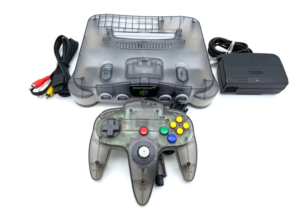 Nintendo 64 USED - Clear Black Video Game Consoles Nintendo 