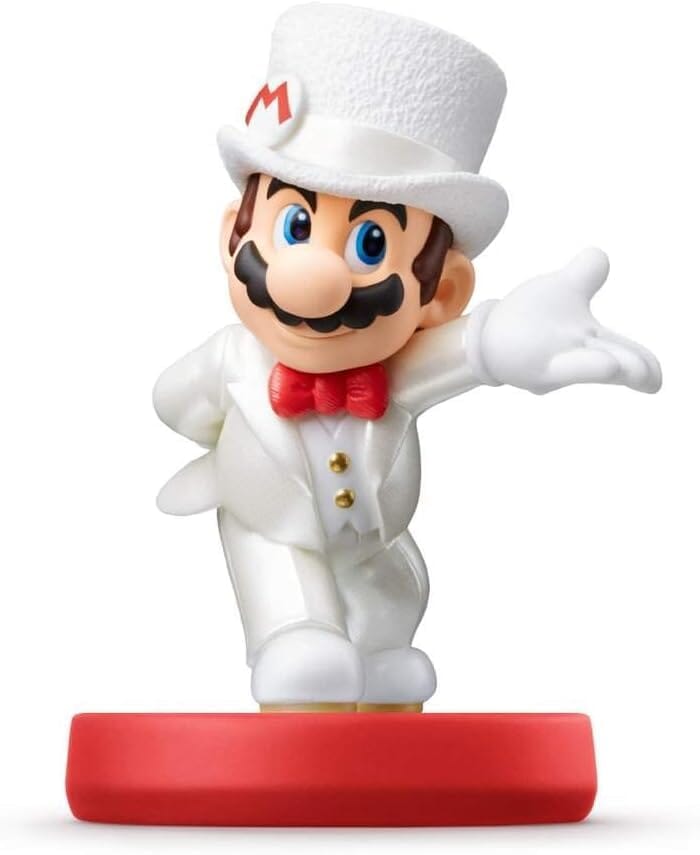 Nintendo Amiibo 3 Pack - Mario, Peach & Bowser (Wedding) (Super Mario Odyssey Collection) Video Game Console Accessories Nintendo 