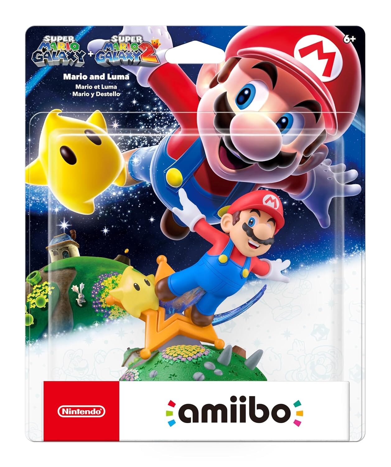 Nintendo Amiibo Character - Mario and Luma (Super Mario Galaxy™ + Super Mario Galaxy™ 2 Series) Video Game Console Accessories Nintendo 