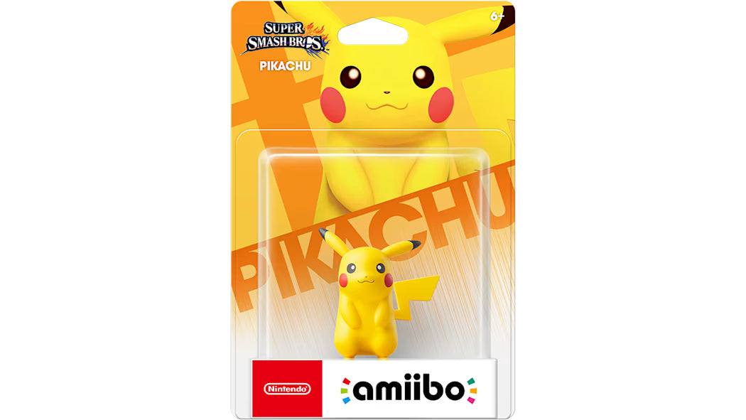 Nintendo Amiibo Character - Pikachu (Super Smash Bros. Collection) Video Game Console Accessories Nintendo 