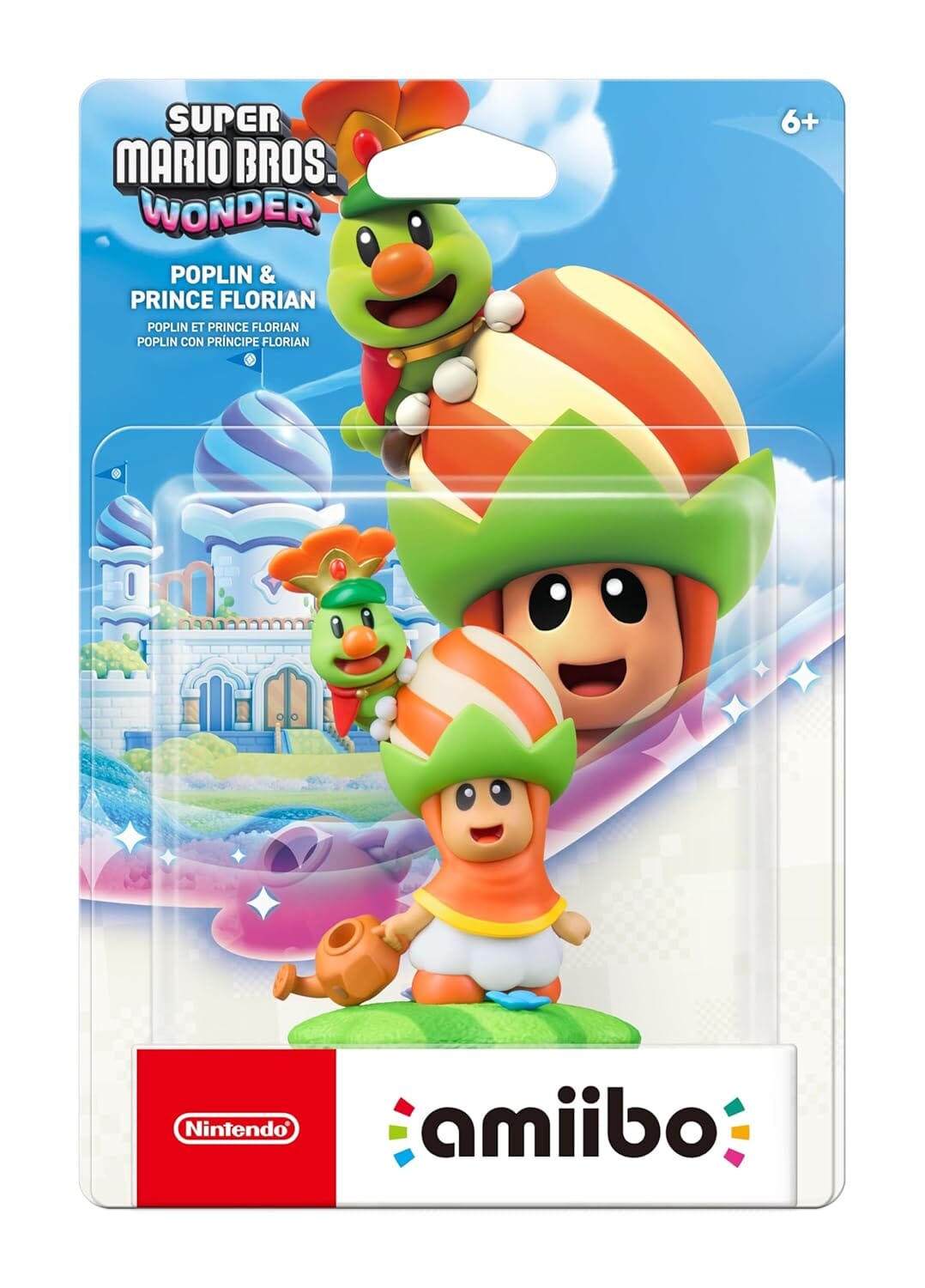 Nintendo Amiibo Character - Poplin & Prince Florian (Super Mario Bros. Wonder) Video Game Console Accessories Nintendo 