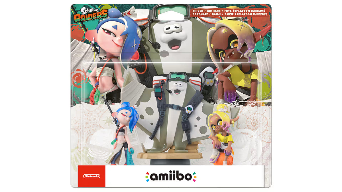 Nintendo Amiibo Character - Splatoon 3 (Shiver, Frye, Big Man) Video Game Console Accessories Nintendo 