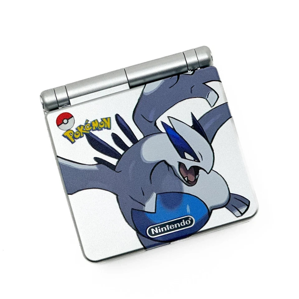Nintendo Gameboy Advance SP Pokémon Lugia Edition (Double Brightness) with Box Video Game Console Accessories Retro Games 