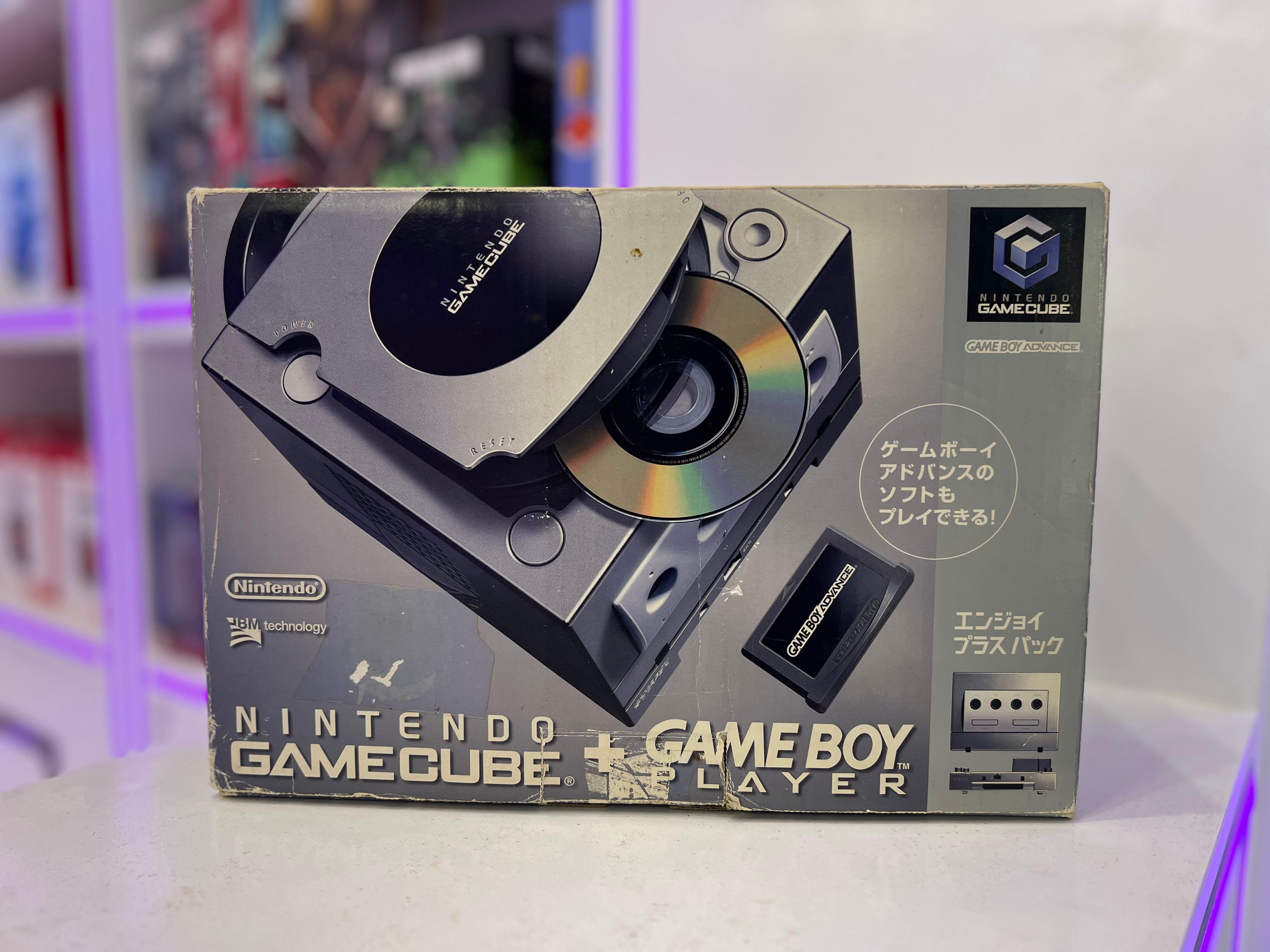 Nintendo GameCube Console (Like New - R3) + (Gameboy Player) - Silver Video Game Consoles Nintendo 