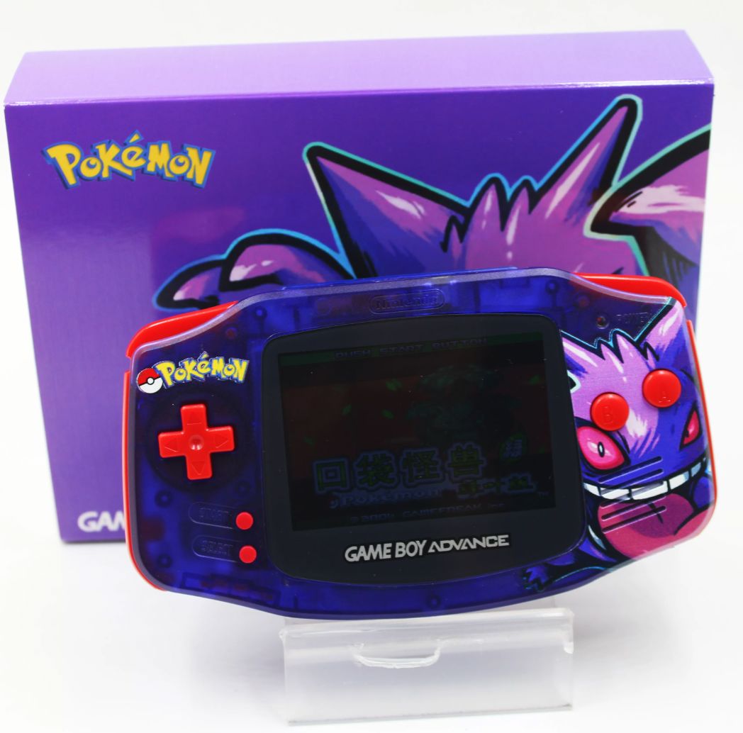 Nintendo GBA Modded Handheld - Gengar Edition (iPS Fully Laminated) Modified Handheld Console Nintendo 