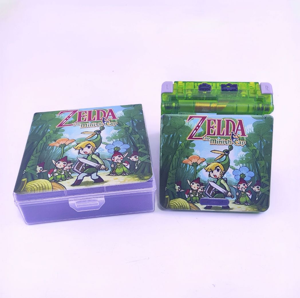 Nintendo GBA SP Modded Handheld - Zelda Edition (iPS Fully Laminated) Modified Handheld Console Nintendo 
