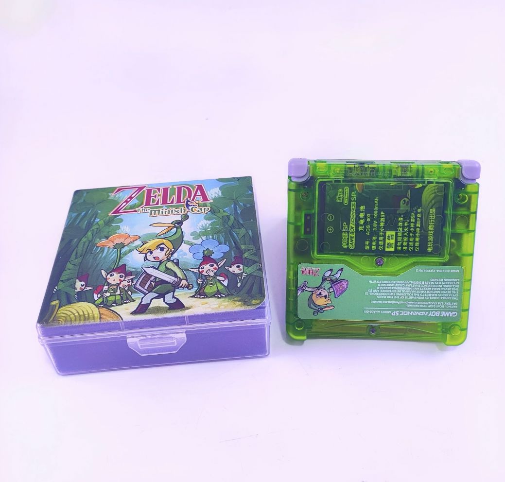 Nintendo GBA SP Modded Handheld - Zelda Edition (iPS Fully Laminated) Modified Handheld Console Nintendo 