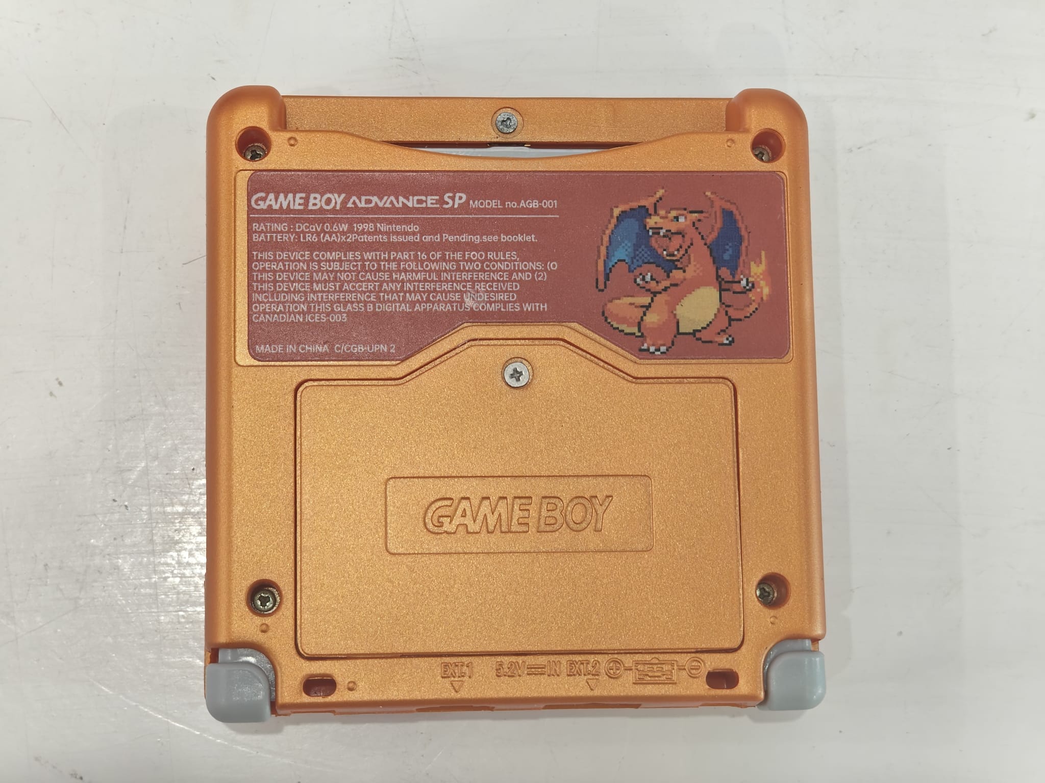 Nintendo GBA SP Pokémon Charizard Edition (High Brightness) with Box Video Game Consoles Nintendo 