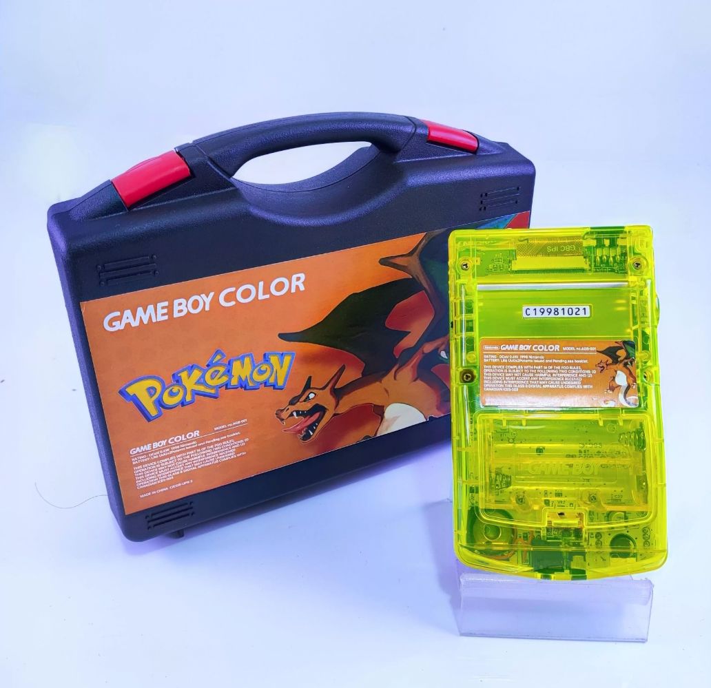 Nintendo GBC Modded Handheld - Charizard Edition (iPS Fully Laminated) Modified Handheld Console Nintendo 