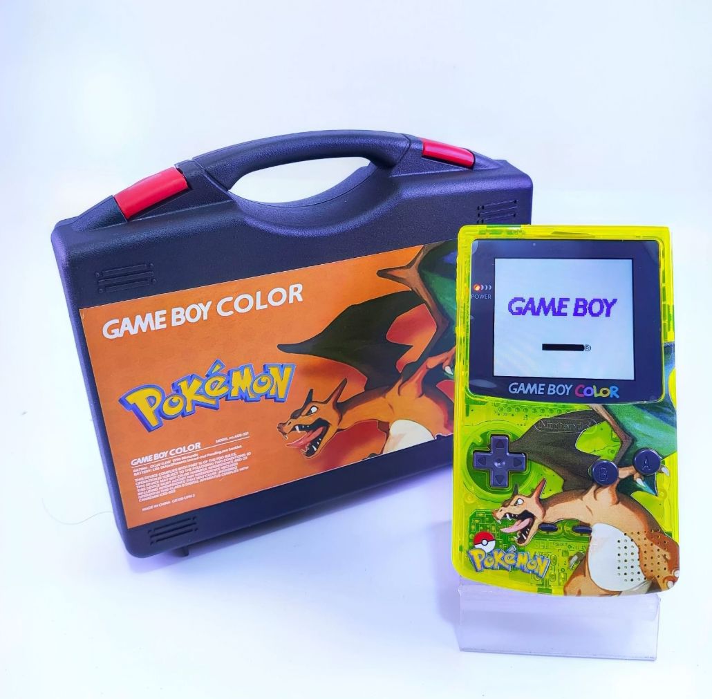 Nintendo GBC Modded Handheld - Charizard Edition (iPS Fully Laminated) Modified Handheld Console Nintendo 