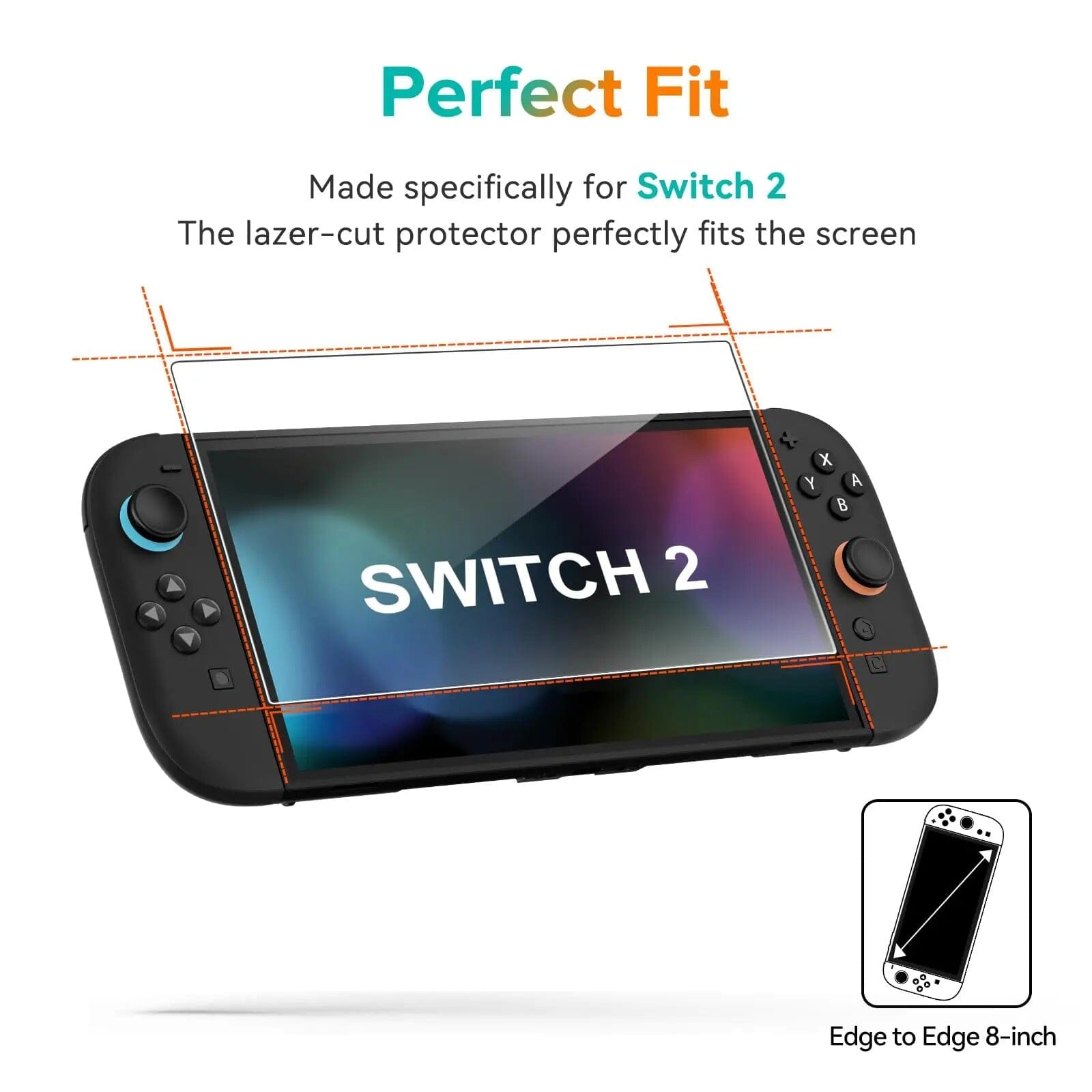 Nintendo Switch 2 Screen Protector Video Game Console Accessories Retro Games 