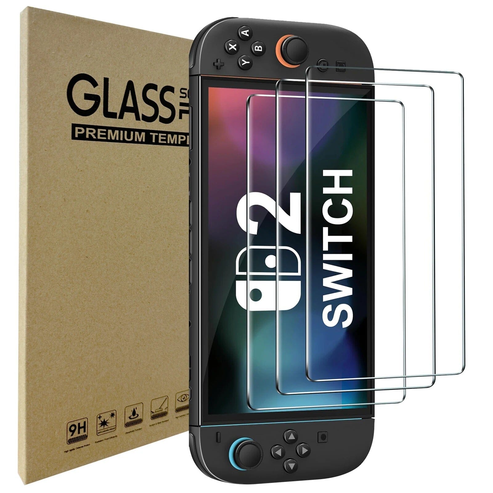 Nintendo Switch 2 Screen Protector Video Game Console Accessories Retro Games 