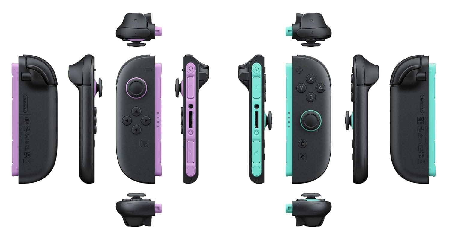 Nintendo Switch Joy-Con 2 (L-R) Light Purple/Green Video Game Console Accessories Nintendo 