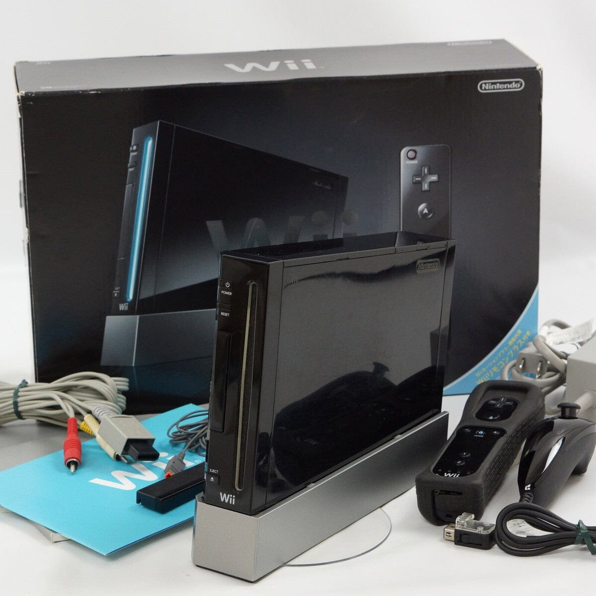 Nintendo Wii Console (Japan, Black, Like New, Boxed) - 500 Games + 1TB HDD Nintendo 