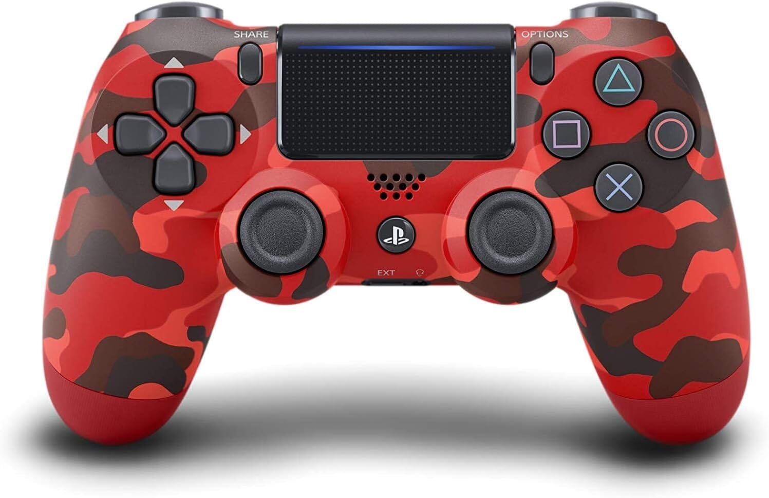 Original PlayStation 4 Controller - Red Camouflage (Used) Game Controllers Sony 