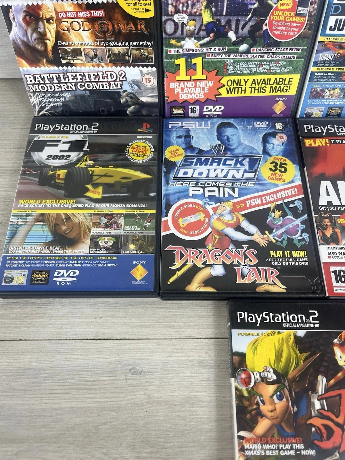 PlayStation 2 Demo Disc Bundle - DVD Video Game Software Sony 