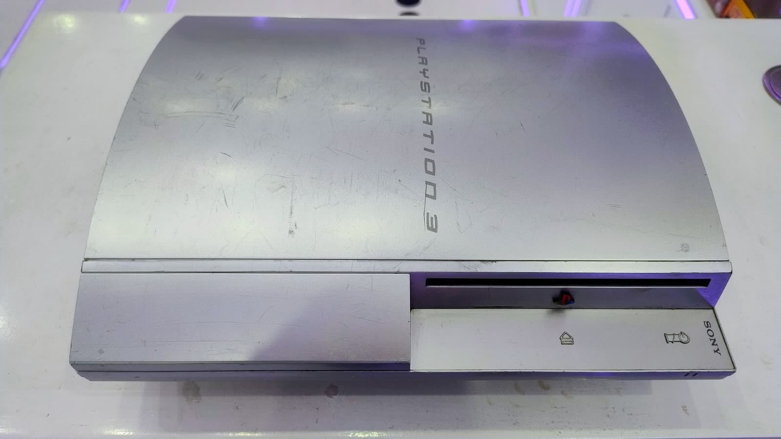 PlayStation 3 Phat Console 500GB with PS1,PS2 & PS3 Games - Silver - Used Video Game Consoles Sony 