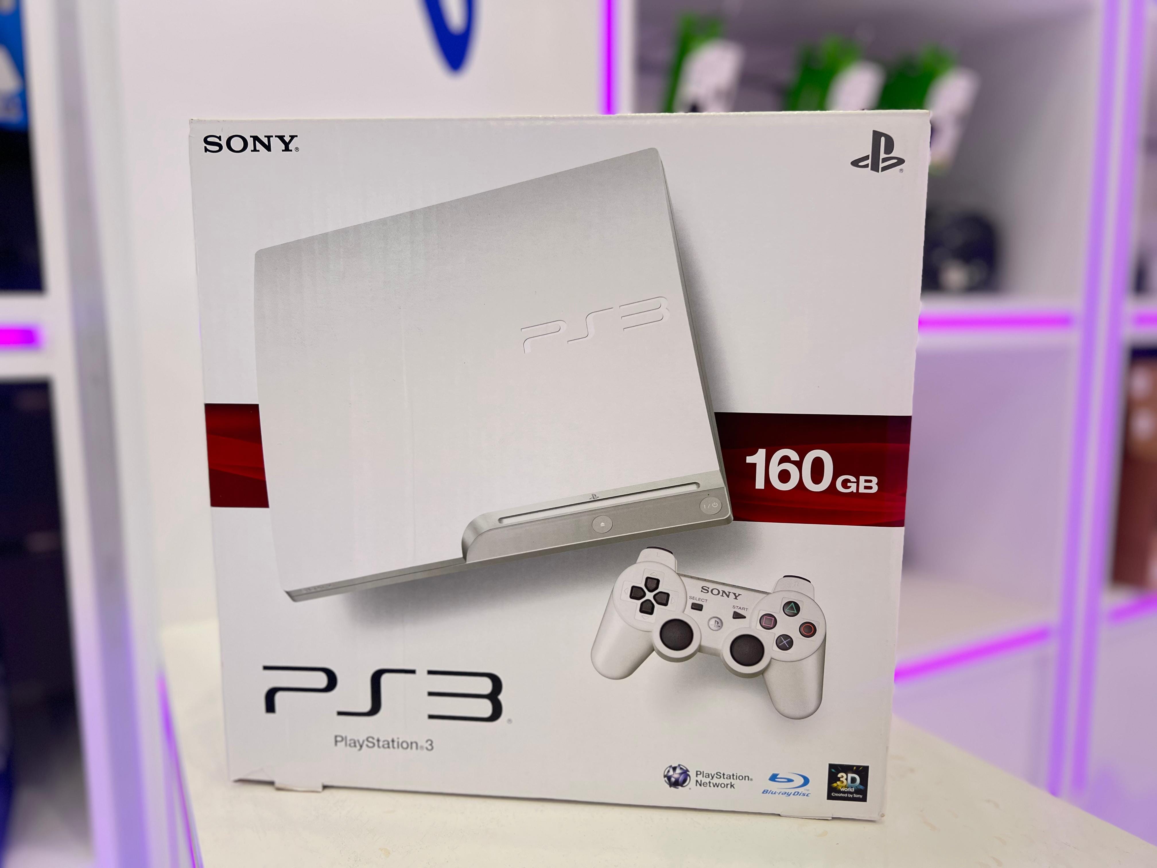 PlayStation 3 Slim Console 160GB - White (Used -Like New) Video Game Consoles Sony 