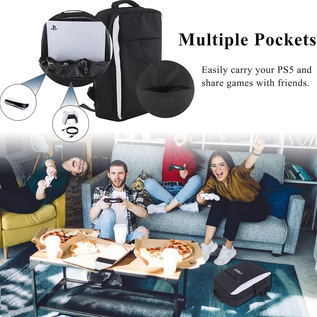 PlayStation 5 Storage Backpack / Bag for PS5&PS4 Home Game Console Accessories Retro Games 