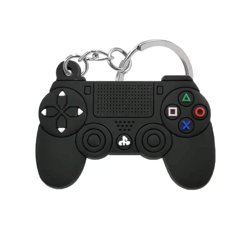 PlayStation Controller Keychain Keychains Retro Games PS4 - Black 