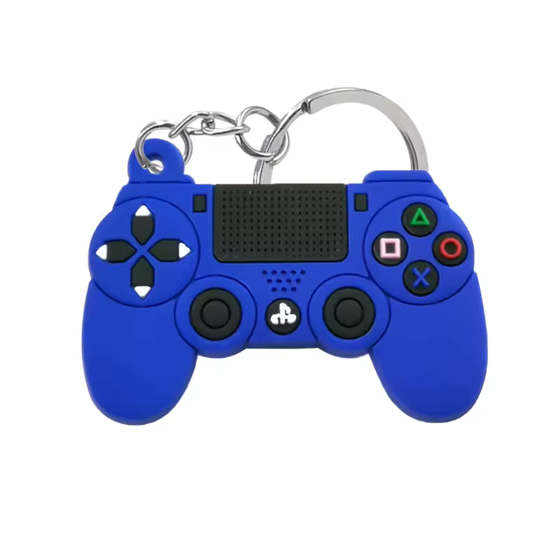 PlayStation Controller Keychain Keychains Retro Games PS4 - Blue 