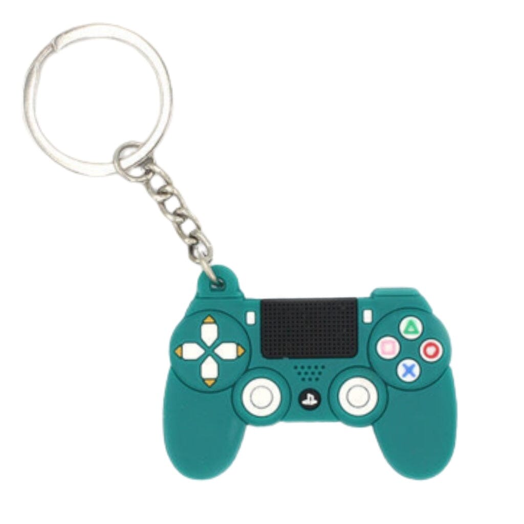 PlayStation Controller Keychain Keychains Retro Games PS4 - Light Green 