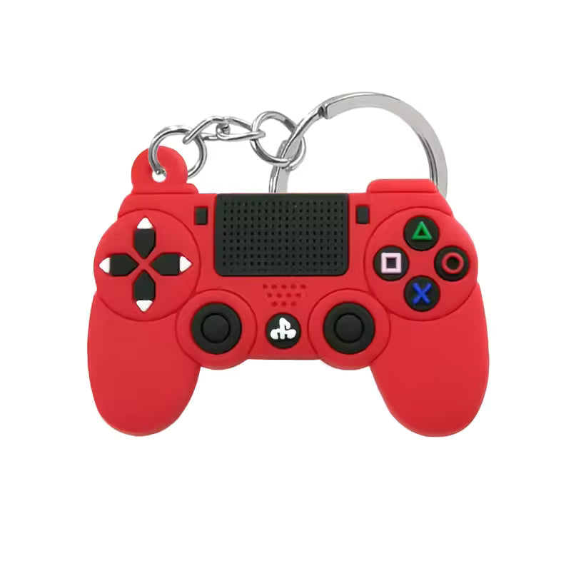 PlayStation Controller Keychain Keychains Retro Games PS4 - Red 