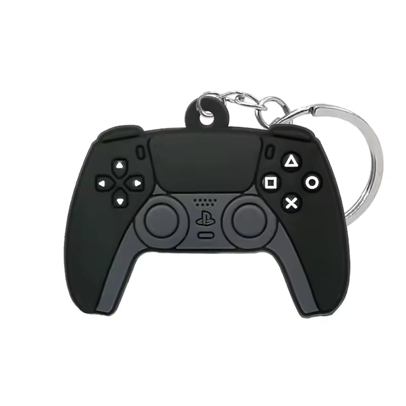 PlayStation Controller Keychain Keychains Retro Games PS5 - Black 