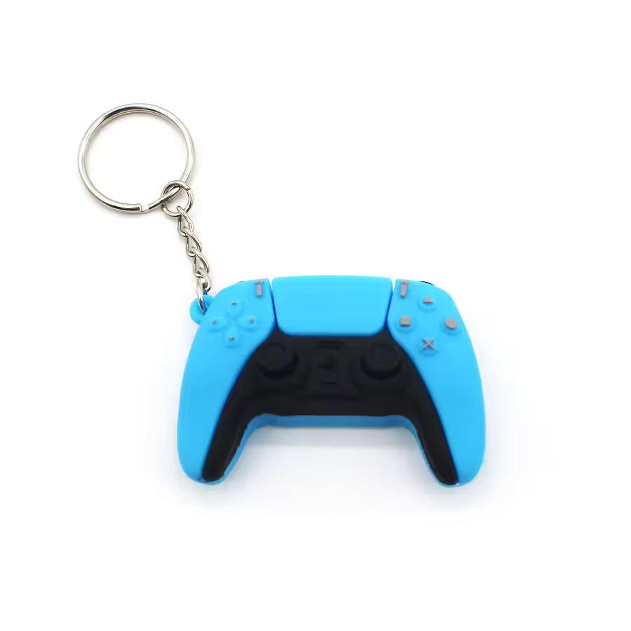 PlayStation Controller Keychain Keychains Retro Games PS5 - Blue 