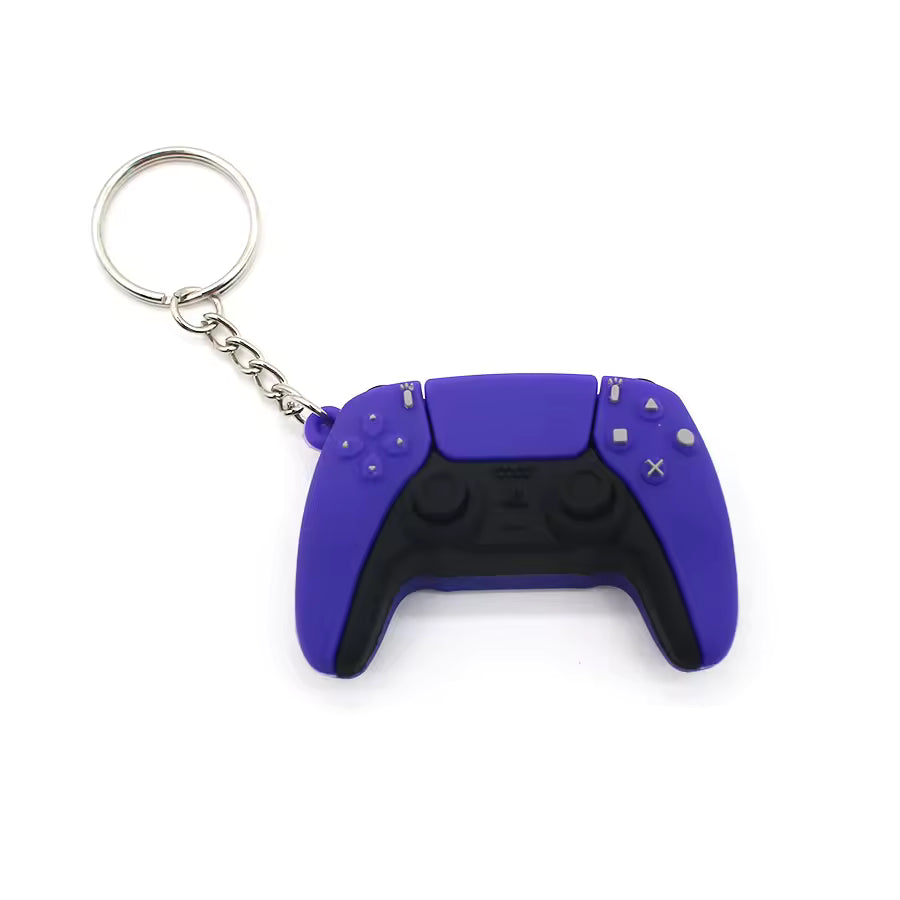 PlayStation Controller Keychain Keychains Retro Games PS5 - Purple 