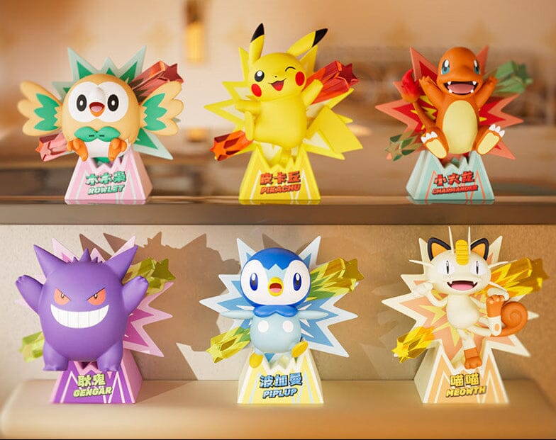 Pokémon Shining Debut Series Blind Box Fridge Magnet (1 Random Piece) Blind Box Retro Games 