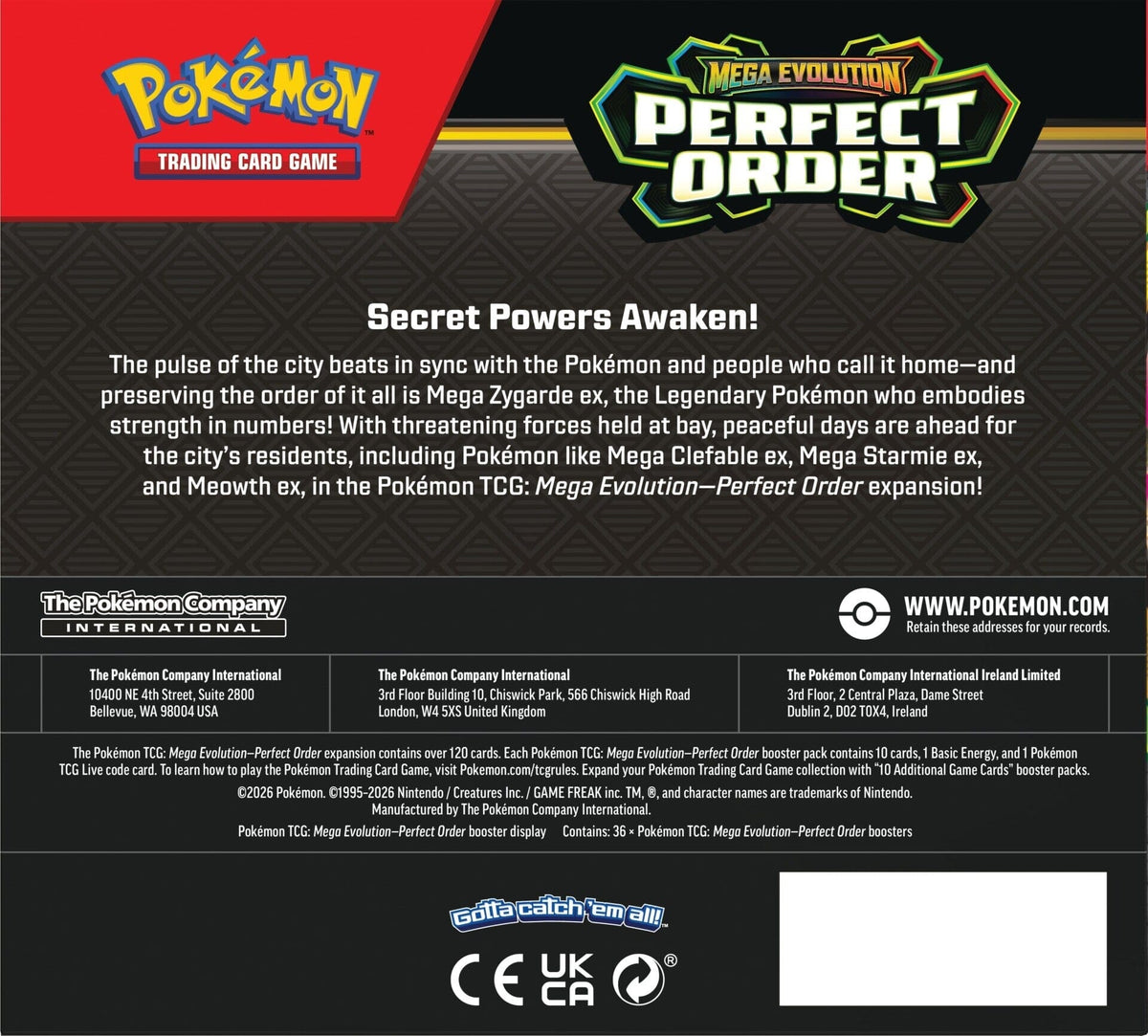Perfect Order Booster Display Box (36 Packs)