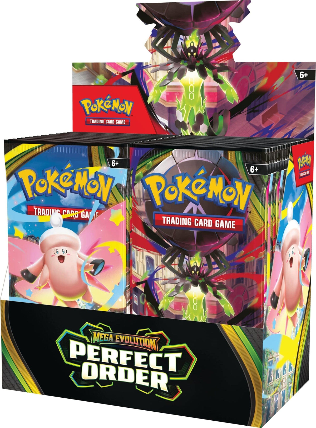 Perfect Order Booster Display Box - packs shown