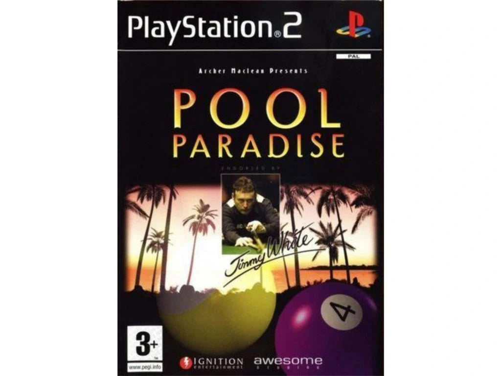 Pool Paradise (R2) (Good Condition- No Manual) - PS2 Video Game Software Ignition 