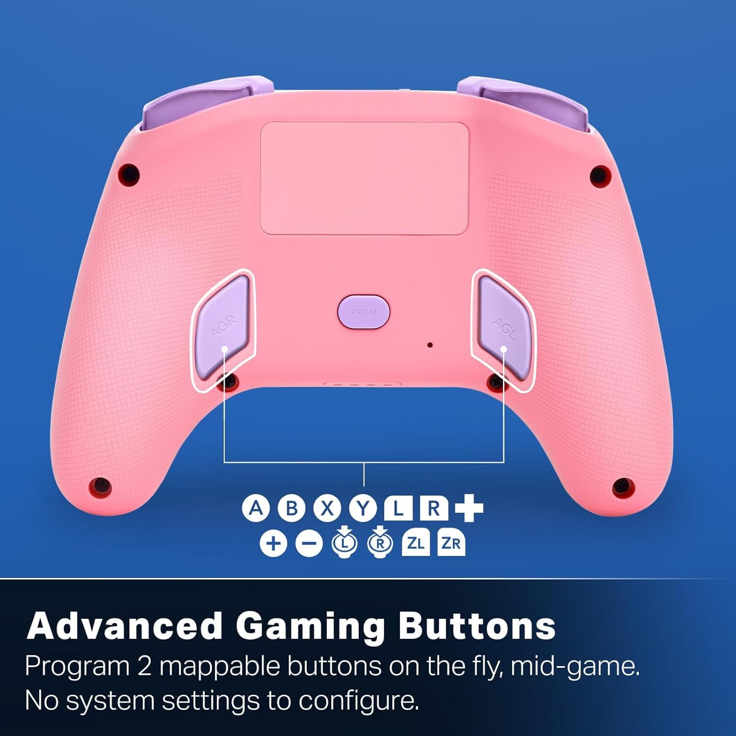 PowerA Advantage Wireless Controller for Nintendo Switch 2 - Kirby Puff Game Controllers PowerA 