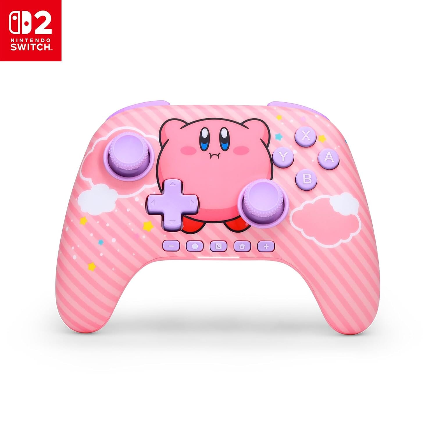 PowerA Advantage Wireless Controller for Nintendo Switch 2 - Kirby Puff Game Controllers PowerA 