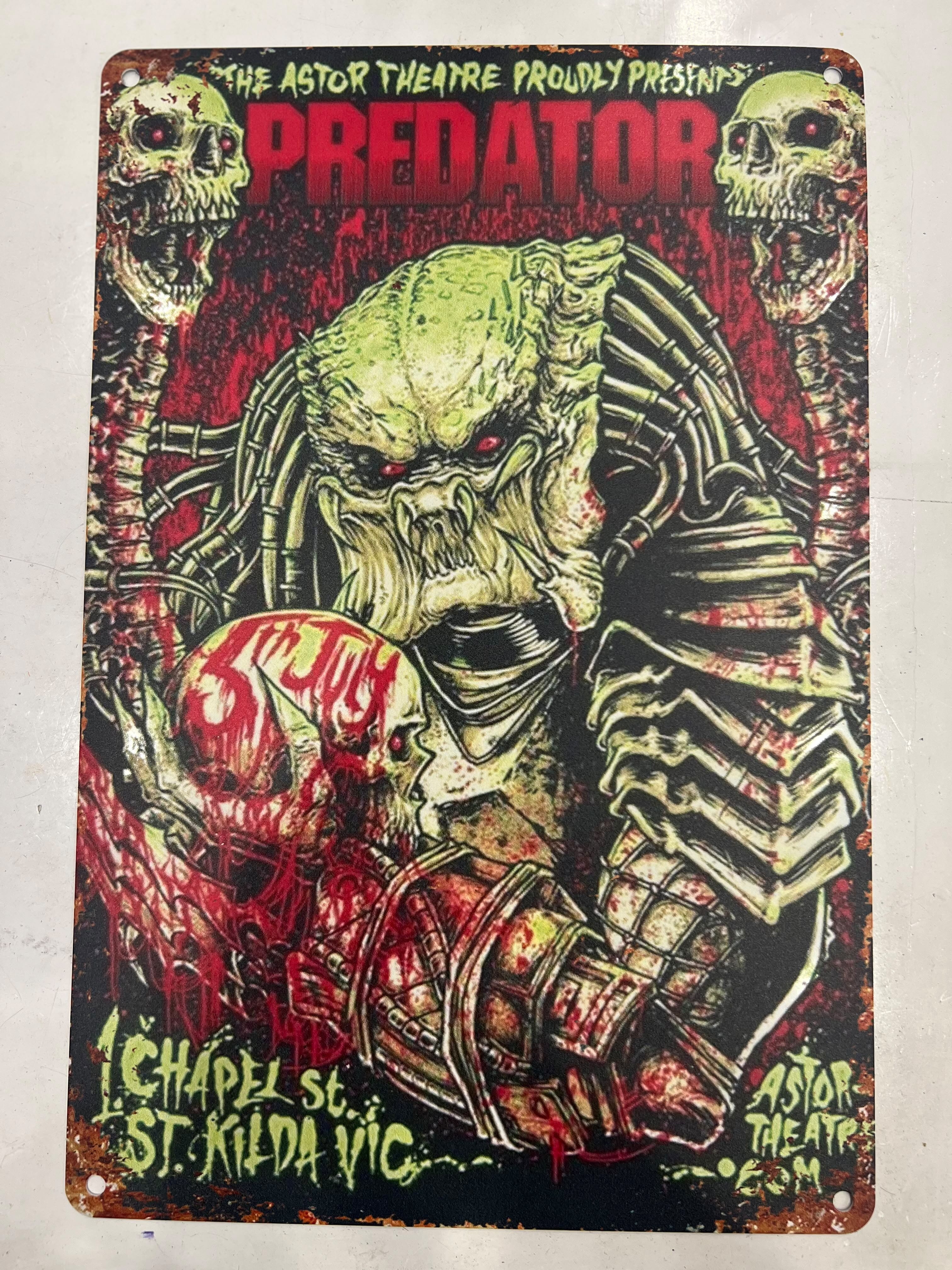 Predator Movie Metal Poster (14X20 CM) Posters Retro Games 