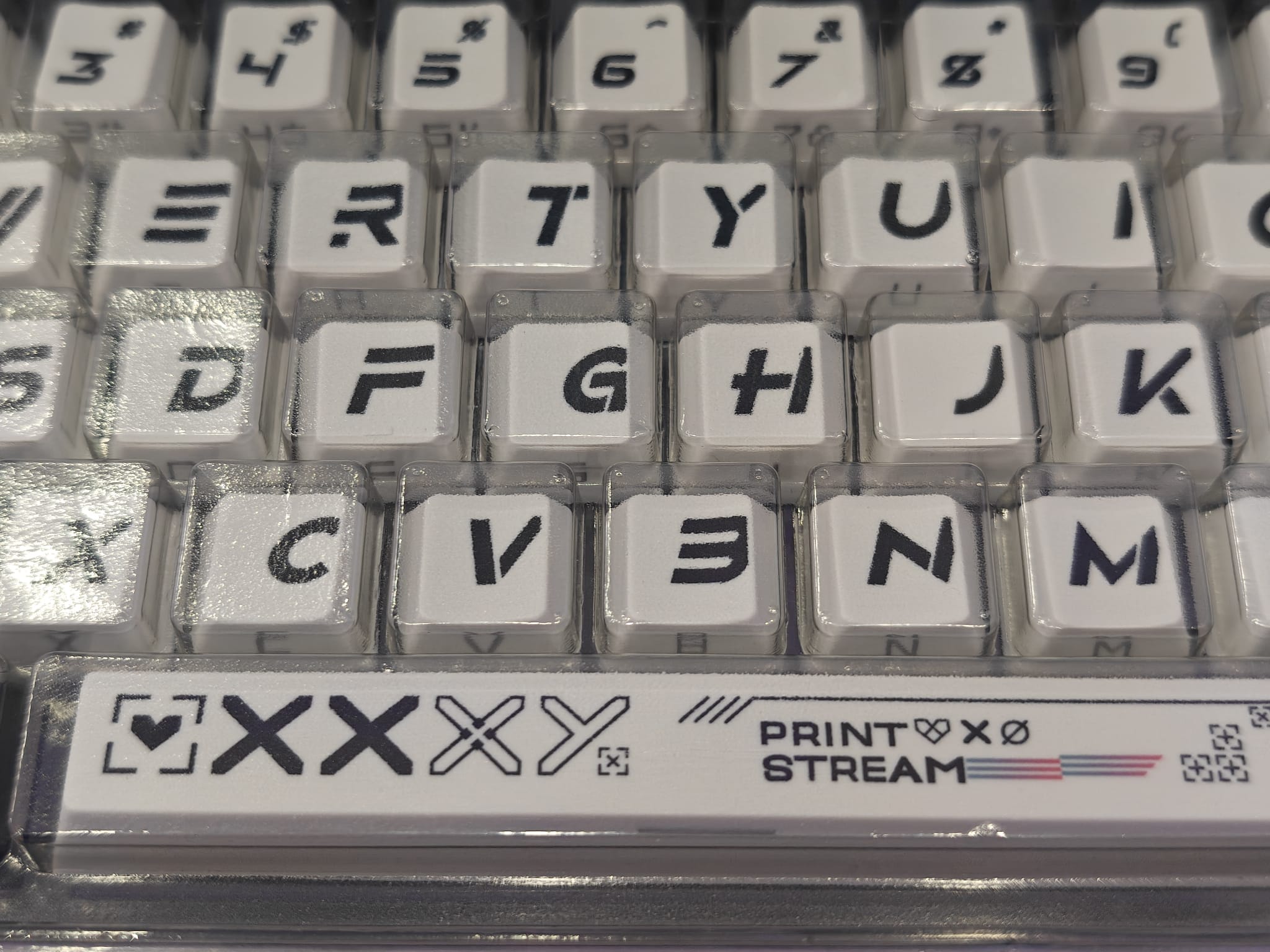 PrintStream keyboard Keycaps Retro Games 
