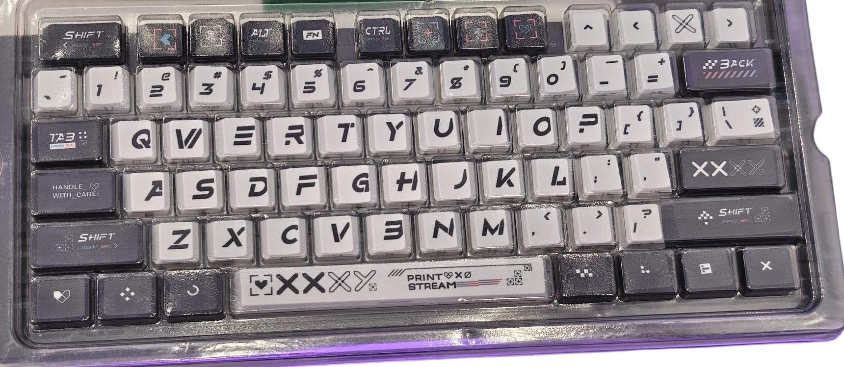 PrintStream keyboard Keycaps Retro Games 