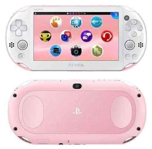 PS Vita 2000 (Refurbished Boxed) + (7500 Games) Video Game Consoles Sony White/Pink 